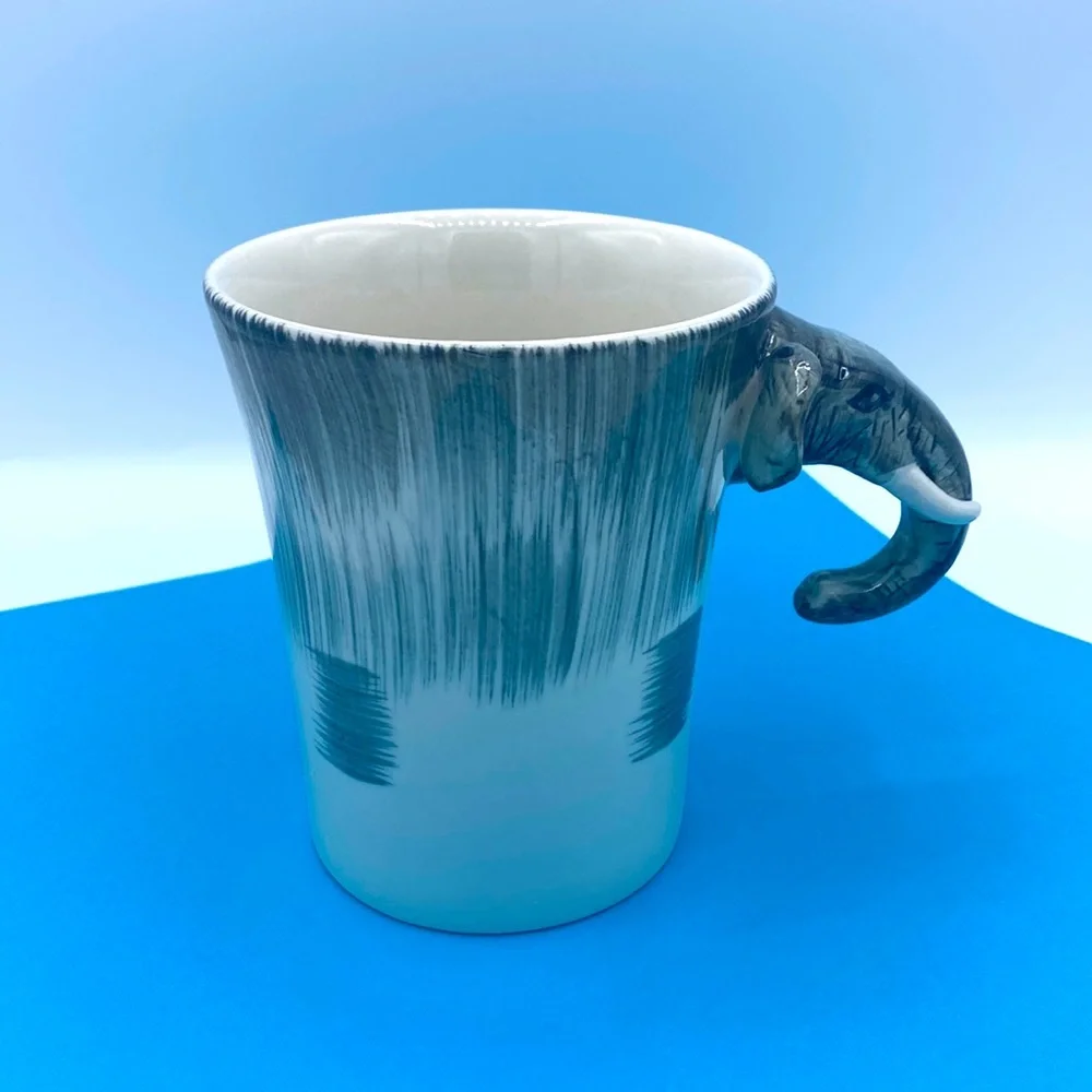 Pier 1 3D Oversized Elephant Handled Coffee Cup